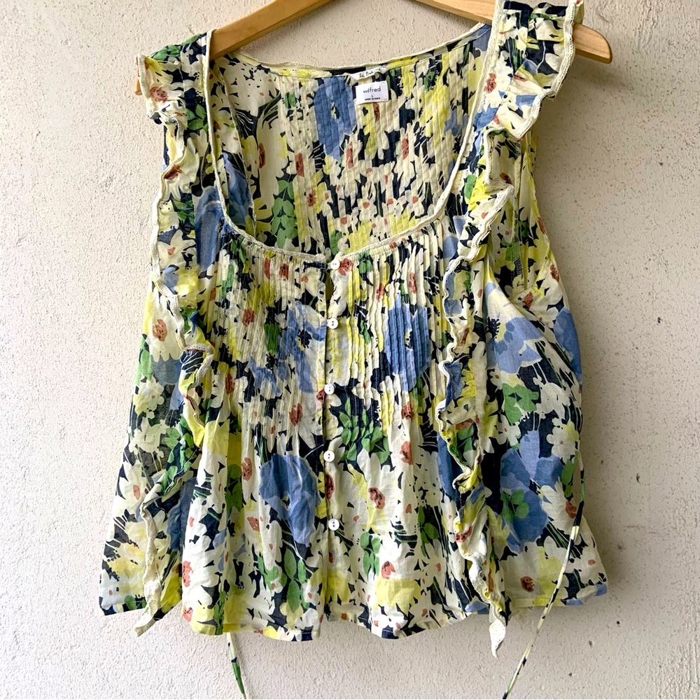 Wilfred la boheme floral top